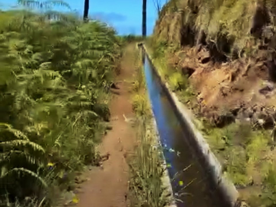 Spectacular sea views and rural landscapes above Prazeres on Levada Nova