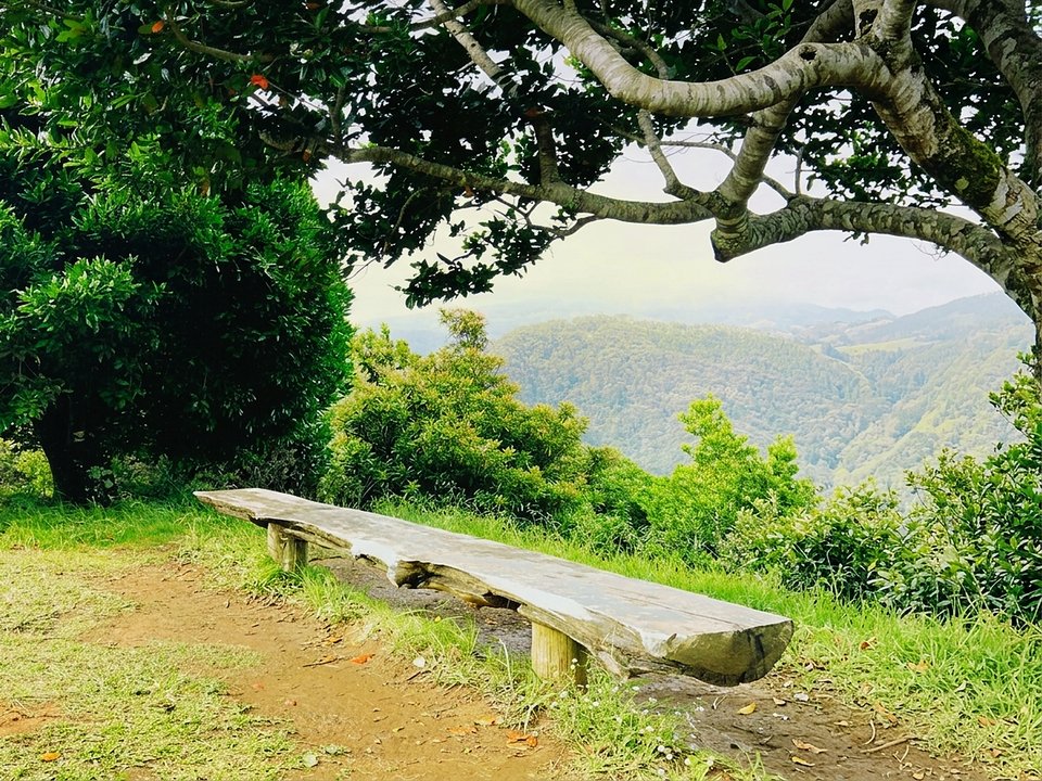 Panoramic viewpoint overlooking the north coast and Porto da Cruz from Funduras