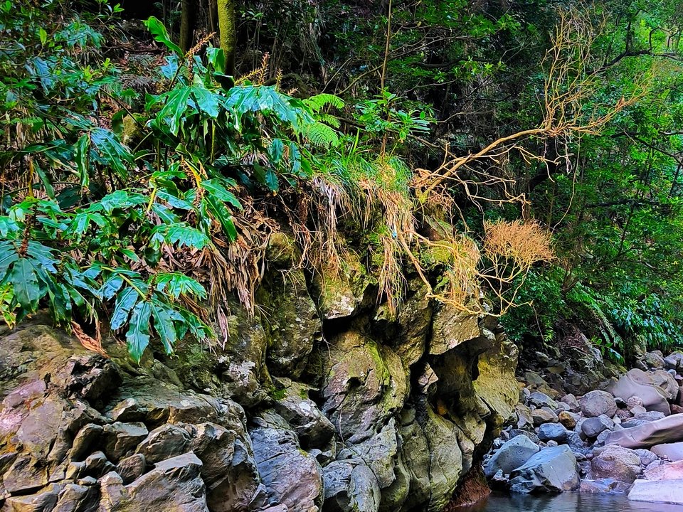 Remote riverbed crossing and clear mountain streams deep in the northern valleys